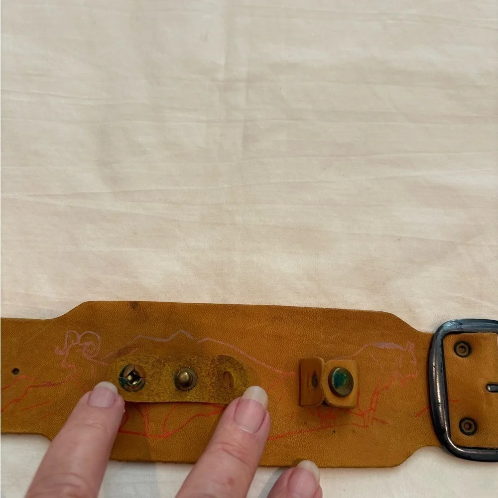 Vintage unique leather